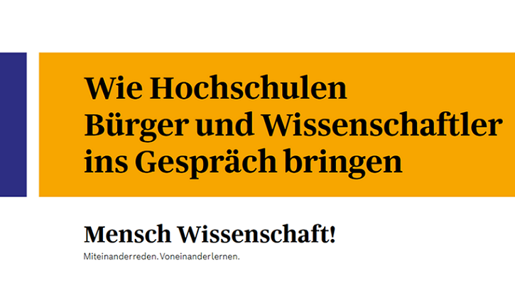 „Mensch Wissenschaft!“: So gelingt der Dialog zwischen Forschern und Bürgern