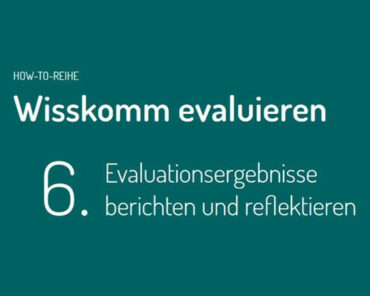 Wissenschaftskommunikation evaluieren